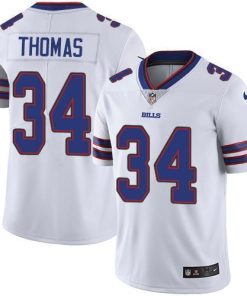 Buffalo Bills #34 Thurman Thomas White Stitched NFL Vapor Untouchable Limited Jersey