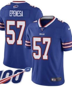 Buffalo Bills #57 A.J. Epenesas Royal Blue Team Color Stitched NFL 100th Season Vapor Untouchable Limited Jersey