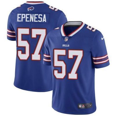 Buffalo Bills #57 A.J. Epenesas Royal Blue Team Color Stitched NFL Vapor Untouchable Limited Jersey