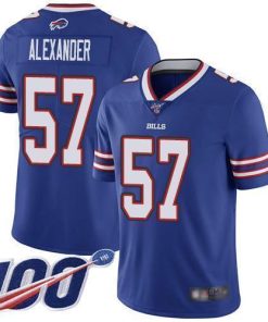 Buffalo Bills #57 Lorenzo Alexander Royal Blue Team Color Stitched NFL 100th Season Vapor Limited Jersey