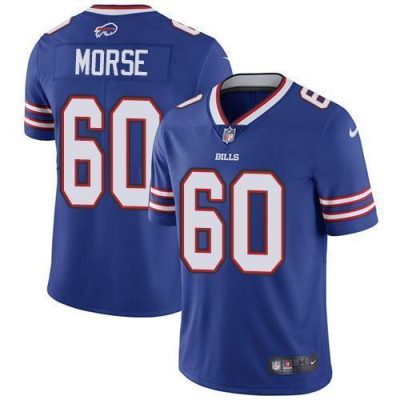 Buffalo Bills #60 Mitch Morse Royal Blue Team Color Stitched NFL Vapor Untouchable Limited Jersey