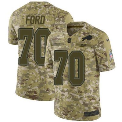 Buffalo Bills #70 Cody Ford Camo Stitched NFL Limited 2018 Salute To Service Jersey