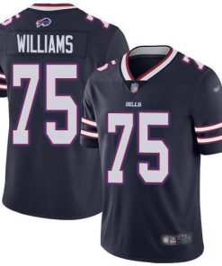 Buffalo Bills #75 Daryl Williams Navy Stitched NFL Limited Inverted Legend Jersey
