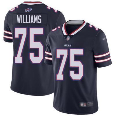 Buffalo Bills #75 Daryl Williams Navy Stitched NFL Limited Inverted Legend Jersey