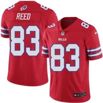 Buffalo Bills #83 Andre Reed Red Stitched NFL Elite Rush Jersey