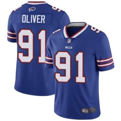 Buffalo Bills #91 Ed Oliver Royal Blue Team Color Stitched NFL Vapor Untouchable Limited Jersey