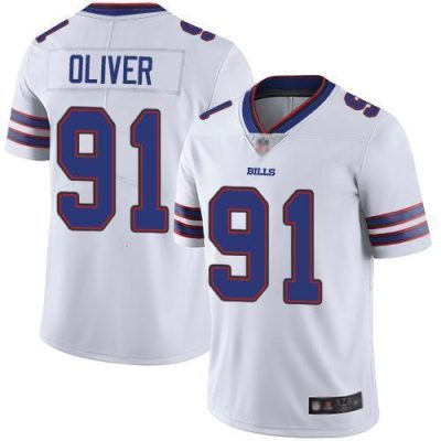 Buffalo Bills #91 Ed Oliver White Stitched NFL Vapor Untouchable Limited Jersey