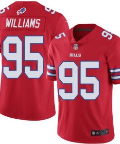 Buffalo Bills #95 Kyle Williams Red Stitched NFL Elite Rush Jersey