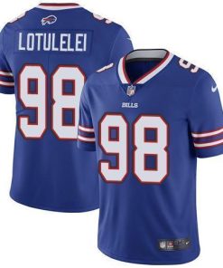 Buffalo Bills #98 Star Lotulelei Royal Blue Team Color Stitched NFL Vapor Untouchable Limited Jersey