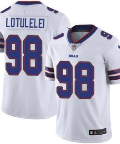 Buffalo Bills #98 Star Lotulelei White Stitched NFL Vapor Untouchable Limited Jersey