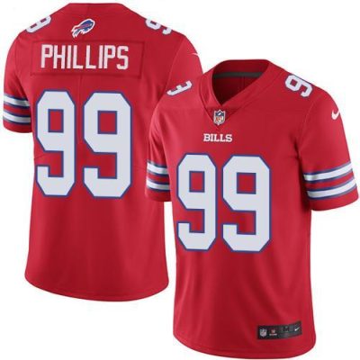 Buffalo Bills #99 Harrison Phillips Red Stitched NFL Limited Rush Jersey
