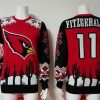 Nike Cardinals #11 Larry Fitzgerald Red/Black Ugly Sweater