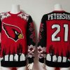 Nike Cardinals #21 Patrick Peterson Red/Black Ugly Sweater