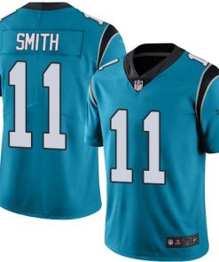 Nike Carolina Panthers #11 Torrey Smith Blue Stitched NFL Limited Rush Jersey
