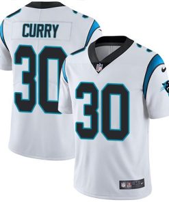 Nike Carolina Panthers #30 Stephen Curry White Stitched NFL Vapor Untouchable Limited Jersey