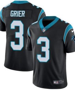 Nike Carolina Panthers #3 Will Grier Black Team Color Stitched NFL Vapor Untouchable Limited Jersey