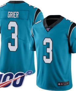 Nike Carolina Panthers #3 Will Grier Blue Alternate Stitched th Season Vapor Untouchable Limited Jersey