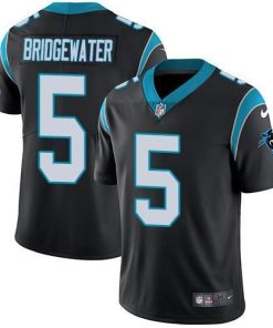 Nike Carolina Panthers #5 Teddy Bridgewater Black Team Color Stitched NFL Vapor Untouchable Limited Jersey