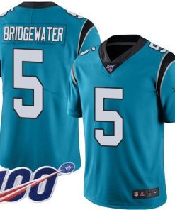 Nike Carolina Panthers #5 Teddy Bridgewater Blue Alternate Stitched th Season Vapor Untouchable Limited Jersey