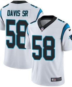 Nike Carolina Panthers #58 Thomas Davis Sr White Stitched NFL Vapor Untouchable Limited Jersey