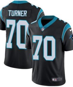 Nike Carolina Panthers #70 Trai Turner Black Team Color Stitched NFL Vapor Untouchable Limited Jersey