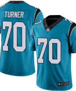 Nike Carolina Panthers #70 Trai Turner Blue Alternate Stitched NFL Vapor Untouchable Limited Jersey