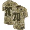 Nike Carolina Panthers #70 Trai Turner Camo Stitched NFL Limited 2018 Salute To Service Jersey