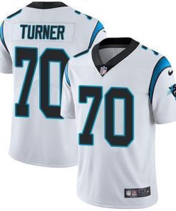 Nike Carolina Panthers #70 Trai Turner White Stitched NFL Vapor Untouchable Limited Jersey