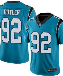 Nike Carolina Panthers #92 Vernon Butler Blue Alternate Stitched NFL Vapor Untouchable Limited Jersey
