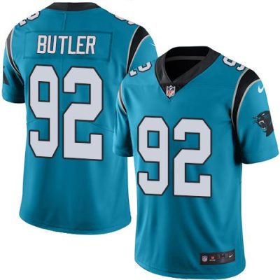 Nike Carolina Panthers #92 Vernon Butler Blue Alternate Stitched NFL Vapor Untouchable Limited Jersey