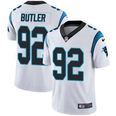 Nike Carolina Panthers #92 Vernon Butler White Stitched NFL Vapor Untouchable Limited Jersey