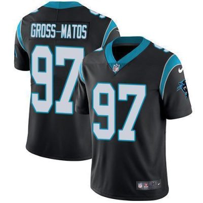 Nike Carolina Panthers #97 Yetur Gross-Matos Black Team Color Stitched NFL Vapor Untouchable Limited Jersey