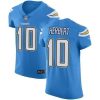 Nike Chargers #10 Justin Herbert Electric Blue Alternate Stitched NFL New Elite Jersey