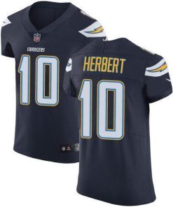 Nike Chargers #10 Justin Herbert Navy Blue Team Color Stitched NFL Vapor Untouchable Elite Jersey