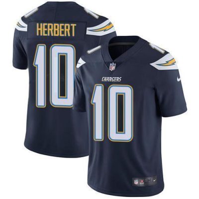 Nike Chargers #10 Justin Herbert Navy Blue Team Color Stitched NFL Vapor Untouchable Limited Jersey
