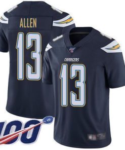 Nike Chargers #13 Keenan Allen Navy Blue Team Color Stitched NFL 100th Season Vapor Limited Jersey