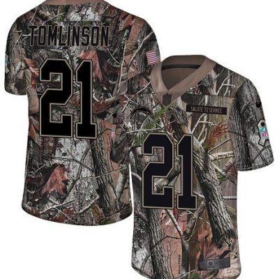 Nike Chargers #21 LaDainian Tomlinson Camo Stitched NFL Limited Rush Realtree Jersey