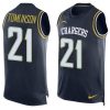 Nike Chargers #21 LaDainian Tomlinson Navy Blue Team Color Stitched NFL Limited Tank Top Jersey