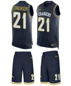 Nike Chargers #21 LaDainian Tomlinson Navy Blue Team Color Stitched NFL Limited Tank Top Suit Jersey