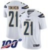 Nike Chargers #21 LaDainian Tomlinson White Stitched NFL 100th Season Vapor Limited Jersey