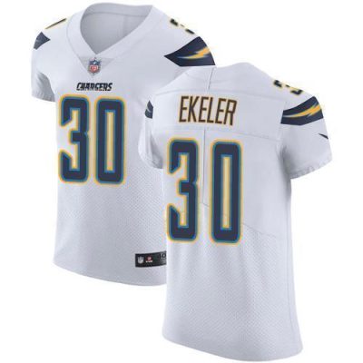 Nike Chargers #30 Austin Ekeler White Stitched NFL Vapor Untouchable Elite Jersey