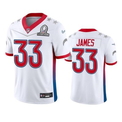 Nike Chargers #33 Derwin James NFL 2022 AFC Pro Bowl Game Jersey White