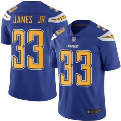 Nike Chargers #33 Derwin James Jr Electric Blue Stitched NFL Limited Rush Jersey
