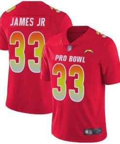Nike Chargers #33 Derwin James Jr Red Stitched NFL Limited AFC 2019 Pro Bowl Jersey