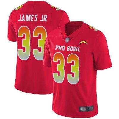 Nike Chargers #33 Derwin James Jr Red Stitched NFL Limited AFC 2019 Pro Bowl Jersey