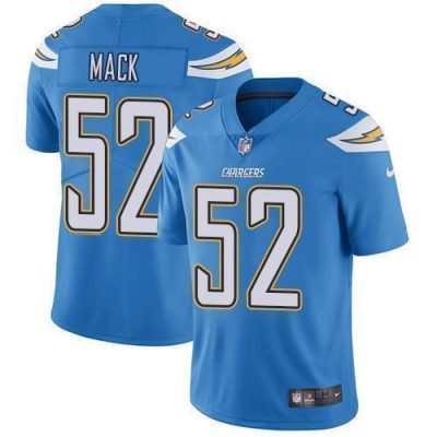 Nike Chargers #52 Khalil Mack Electric Blue Alternate Stitched NFL Vapor Untouchable Limited Jersey