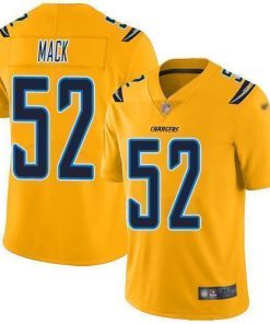 Nike Chargers #52 Khalil Mack Gold Stitched NFL Limited Inverted Legend Jersey