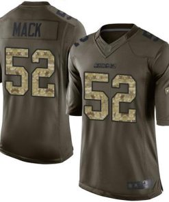 Nike Chargers #52 Khalil Mack Green Stitched NFL Limited 2015 Salute To Service Jersey