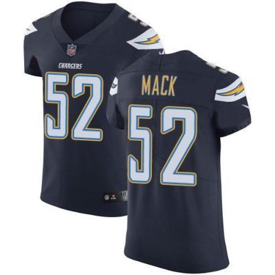 Nike Chargers #52 Khalil Mack Navy Blue Team Color Stitched NFL Vapor Untouchable Elite Jersey