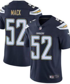 Nike Chargers #52 Khalil Mack Navy Blue Team Color Stitched NFL Vapor Untouchable Limited Jersey